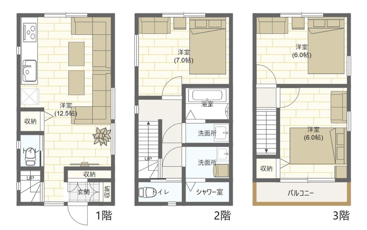 難波西villa